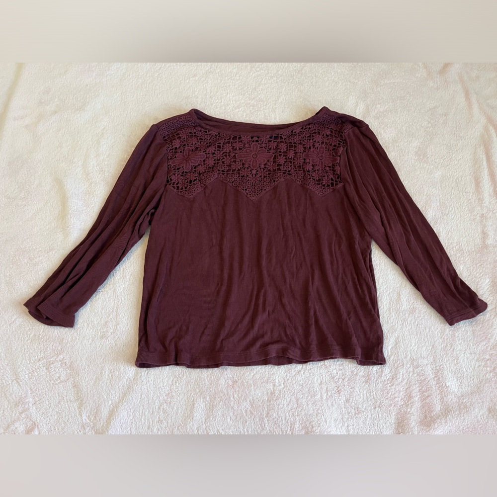 American Eagle Long Sleeve Baby Tee